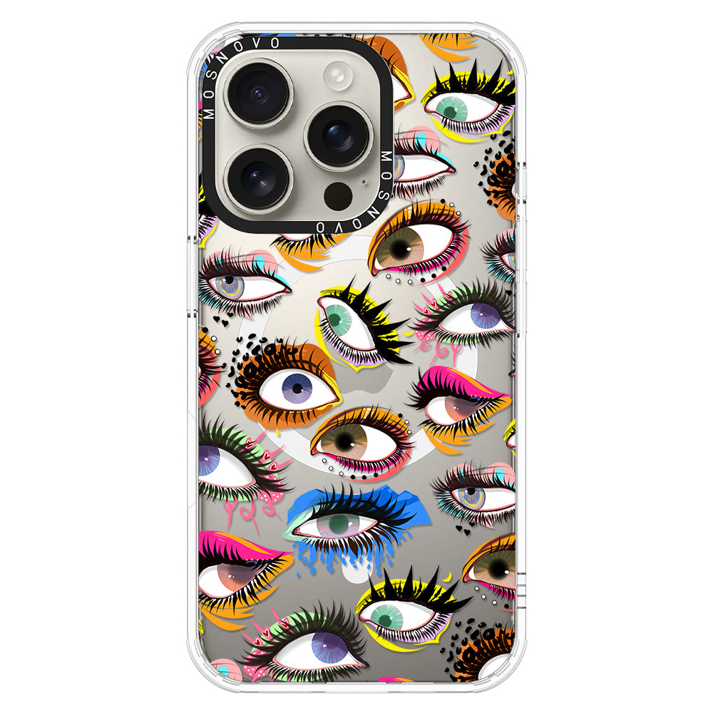 Eyes Phone Case - iPhone 16 Pro Case - MOSNOVO