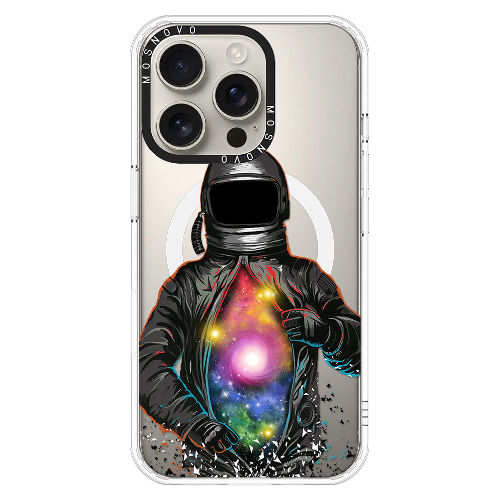 Mystery Astronaut Phone Case - iPhone 16 Pro Case - MOSNOVO