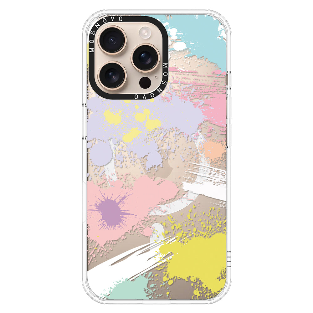 Splash Paint Phone Case - iPhone 16 Pro Max Case - MOSNOVO