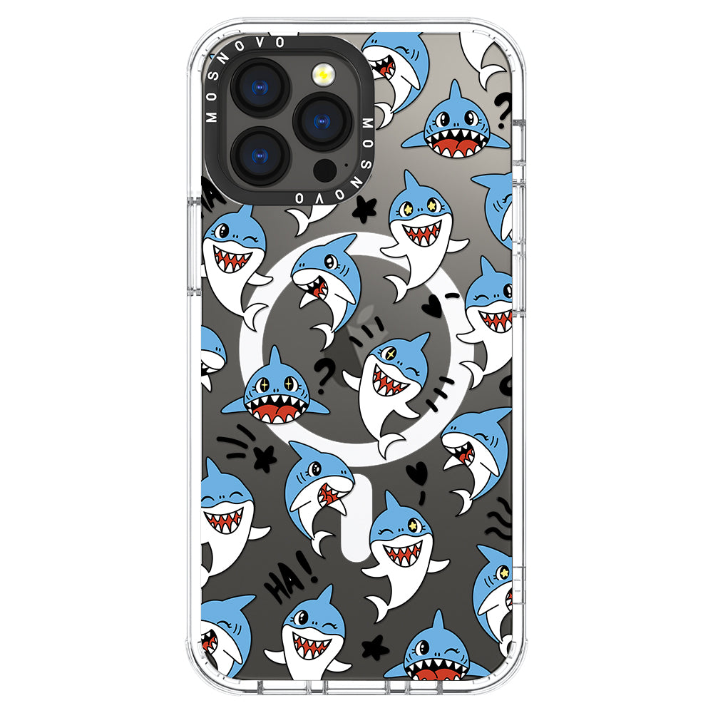 Cute Sharks Phone Case - iPhone 13 Pro Max Case