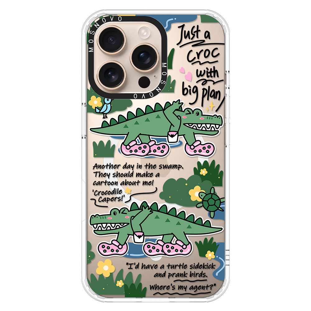 Croc with Big Plan Phone Case - iPhone 16 Pro Max Case