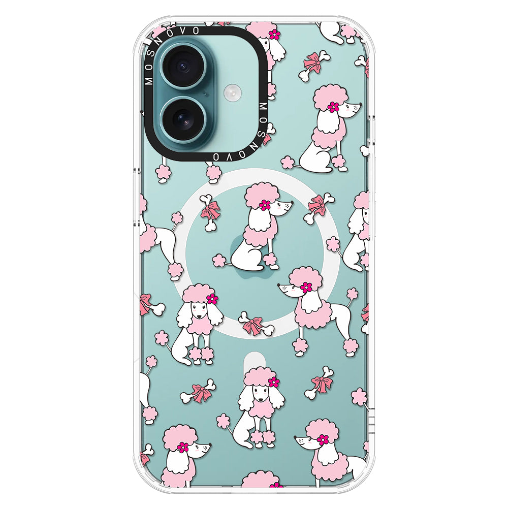 Cute Poodle Phone Case - iPhone 16 Case - MOSNOVO