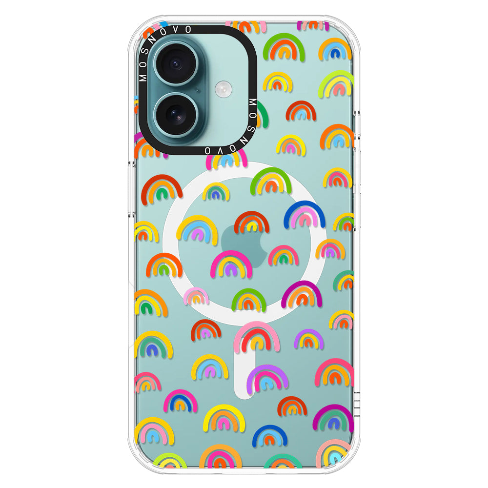 Cute Rainbow Phone Case - iPhone 16 Plus Case - MOSNOVO