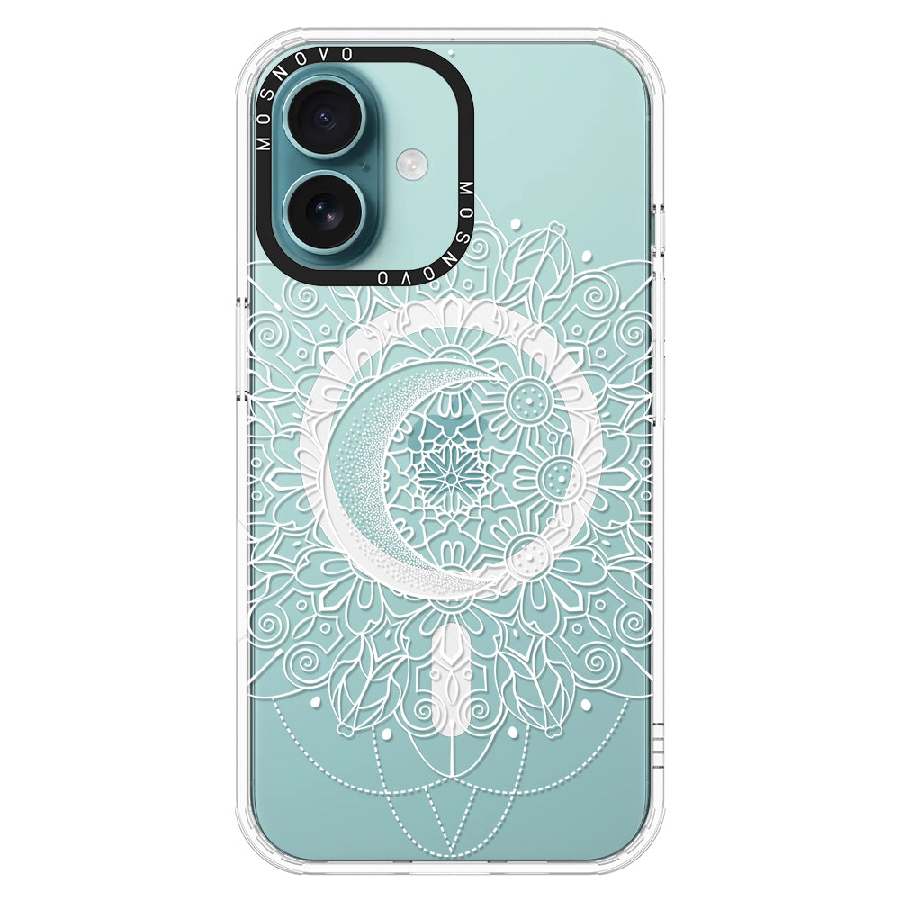 Celestial Moon Mandala Phone Case - iPhone 16 Case - MOSNOVO