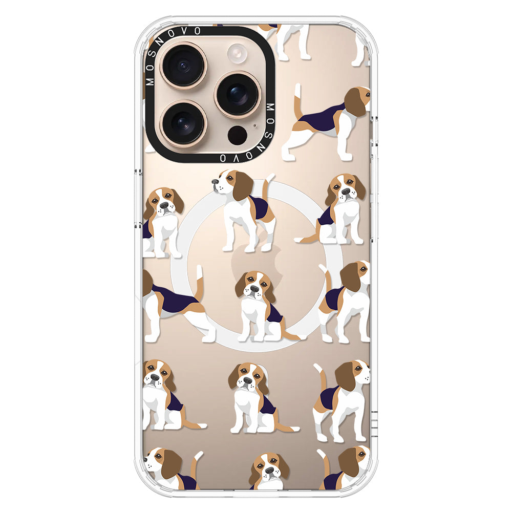 Cute Beagles Phone Case - iPhone 16 Pro Max Case - MOSNOVO