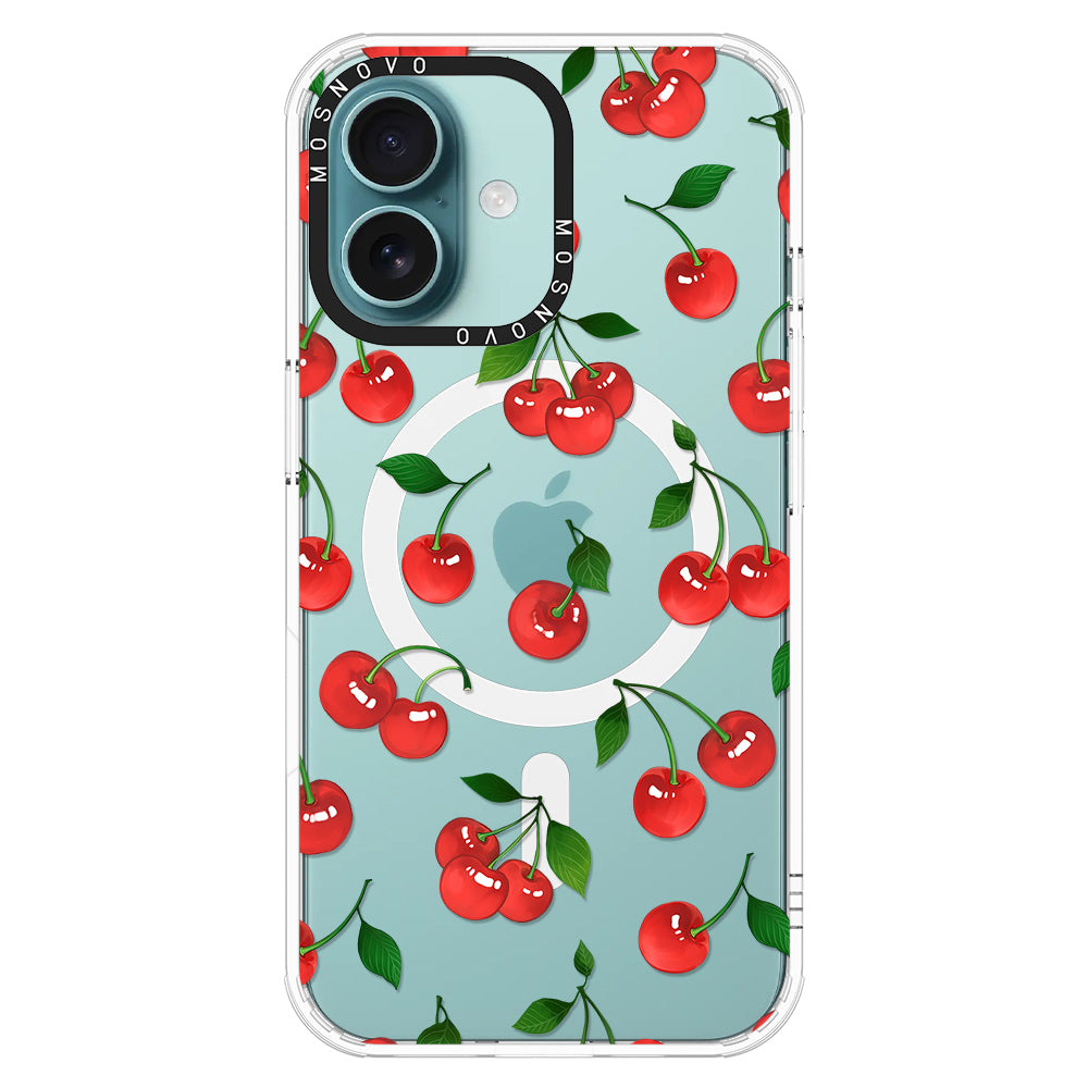 Poppy Cherry Phone Case - iPhone 16 Case - MOSNOVO