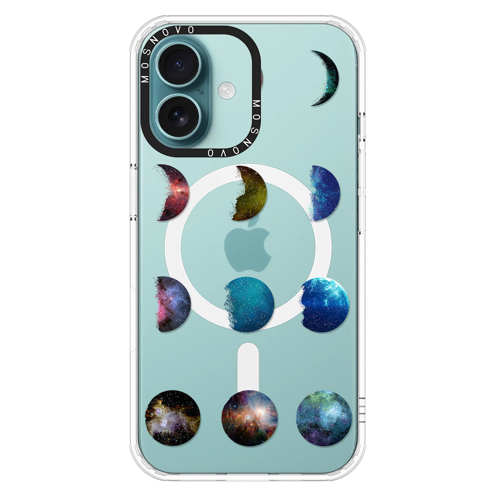 Moon Phase Phone Case - iPhone 16 Case - MOSNOVO