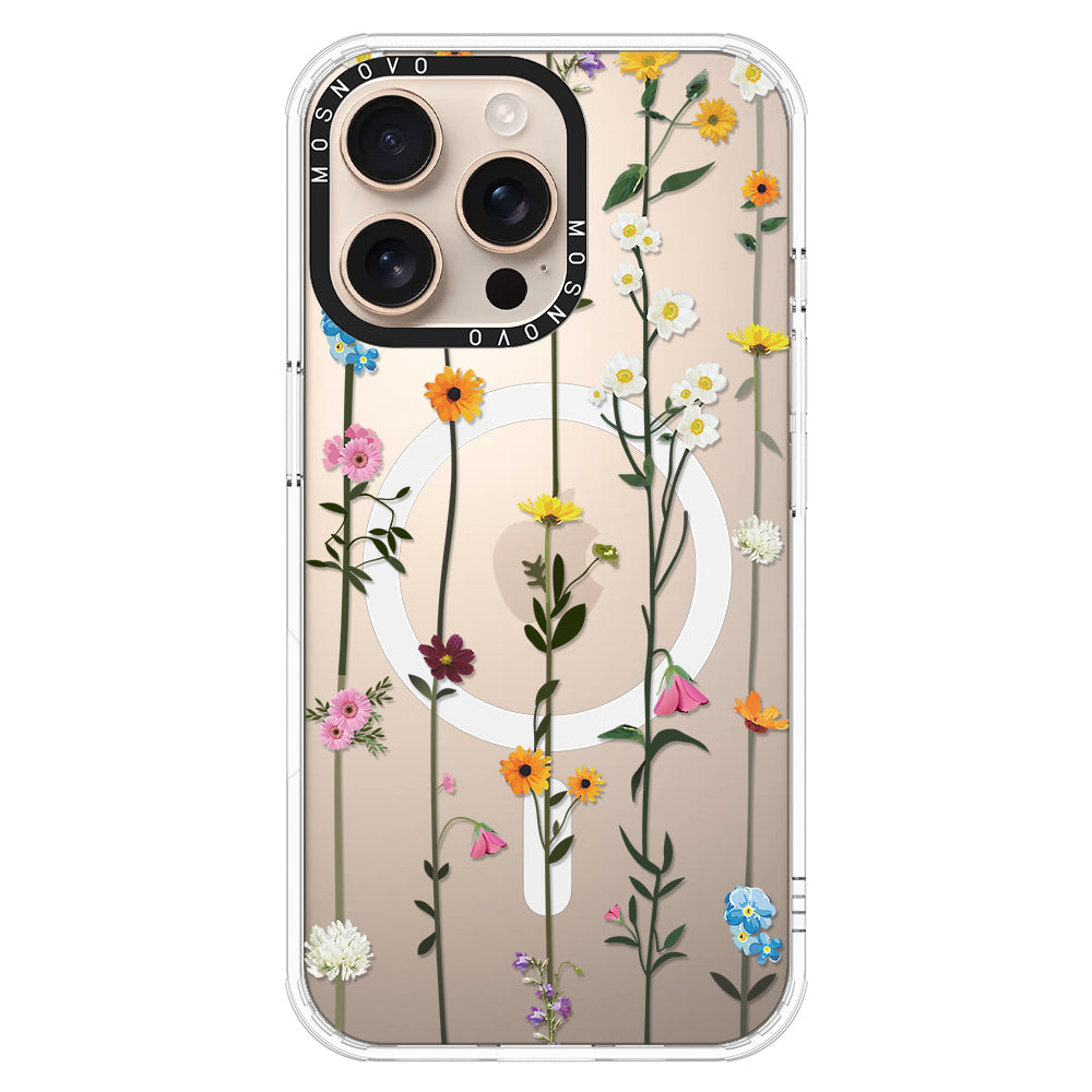 Wildflowers Phone Case - iPhone 16 Pro Max Case - MOSNOVO