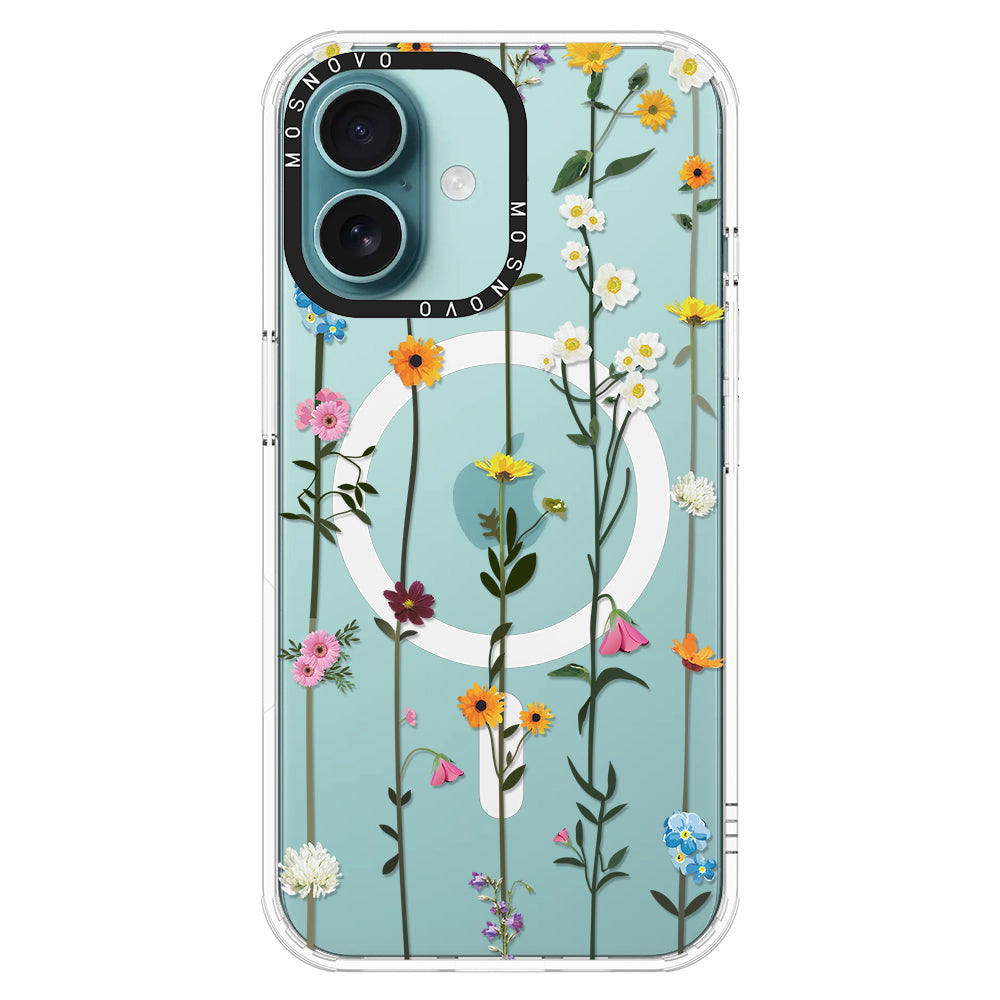 Wildflowers Phone Case - iPhone 16 Plus Case - MOSNOVO