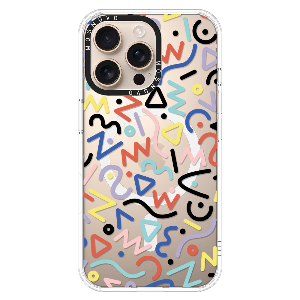 Doodle Art Phone Case - iPhone 16 Pro Max Case - MOSNOVO