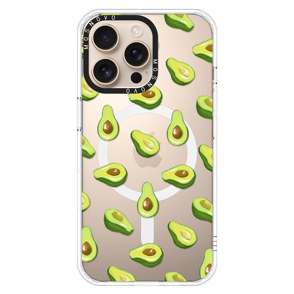 Fleshy Avocado Phone Case - iPhone 16 Pro Max Case - MOSNOVO