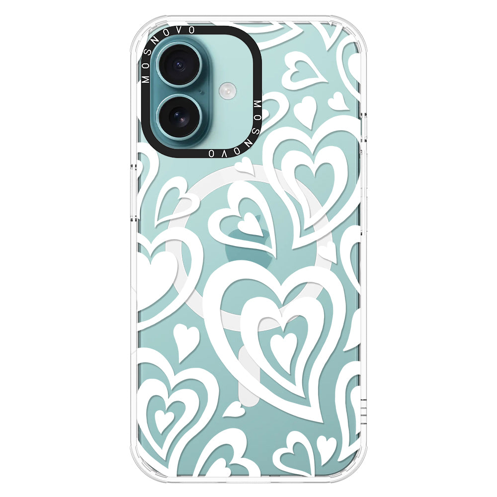 Twist Heart Phone Case - iPhone 16 Case - MOSNOVO