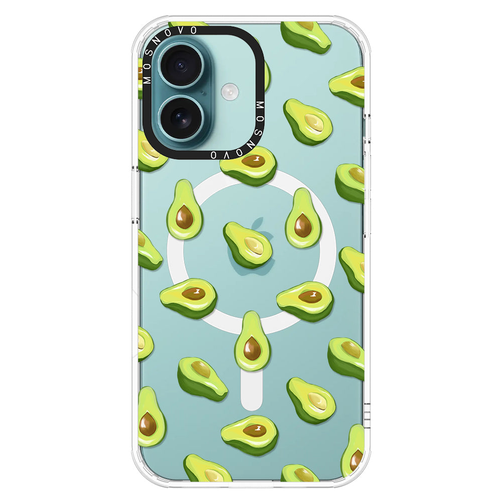 Fleshy Avocado Phone Case - iPhone 16 Plus Case - MOSNOVO