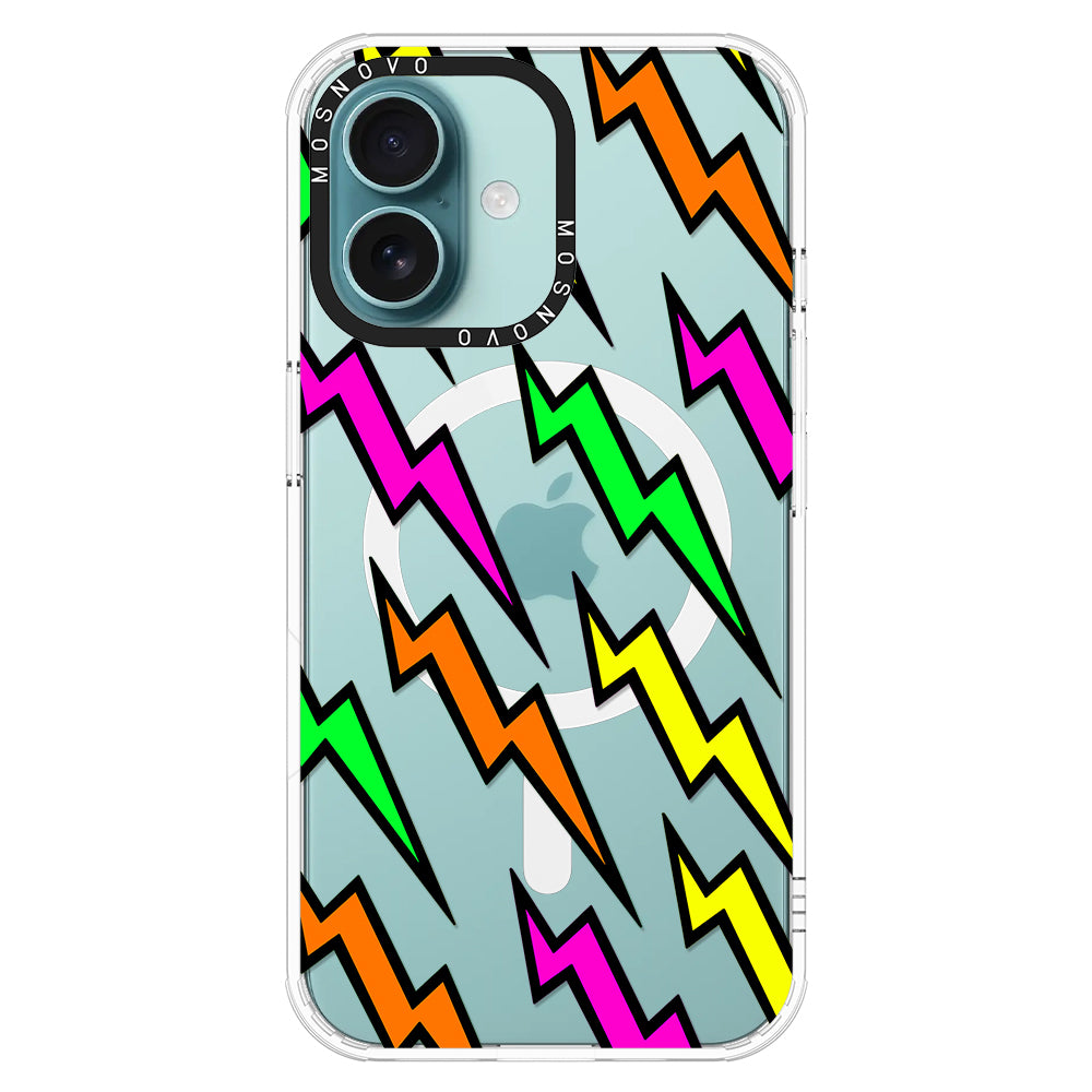 Colorful Lightning Phone Case - iPhone 16 Case - MOSNOVO