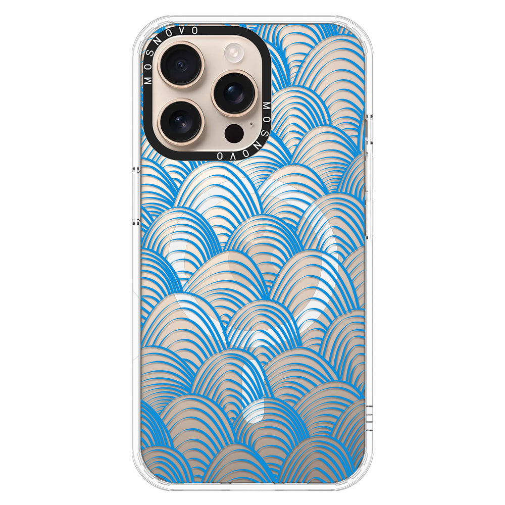 Wavy Wave Phone Case - iPhone 16 Pro Max Case - MOSNOVO