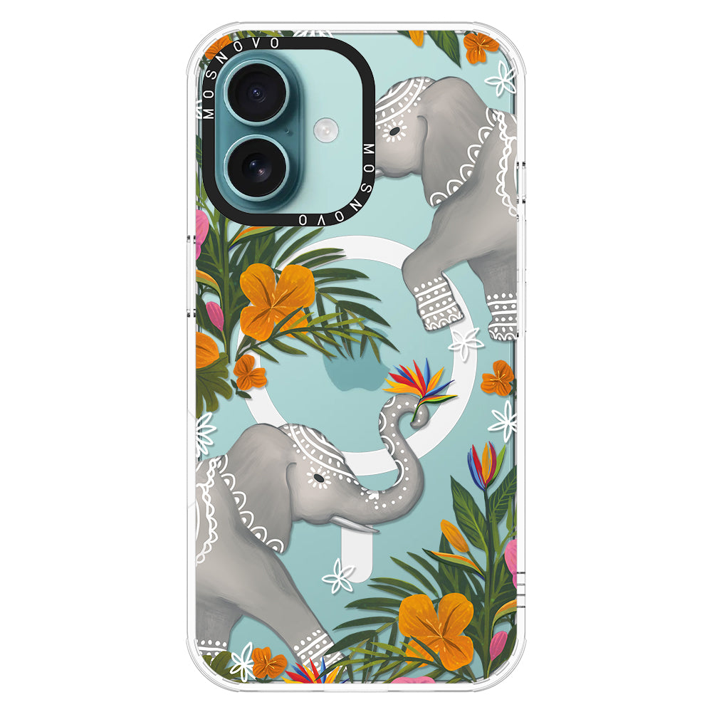 Elephant Phone Case - iPhone 16 Plus Case - MOSNOVO