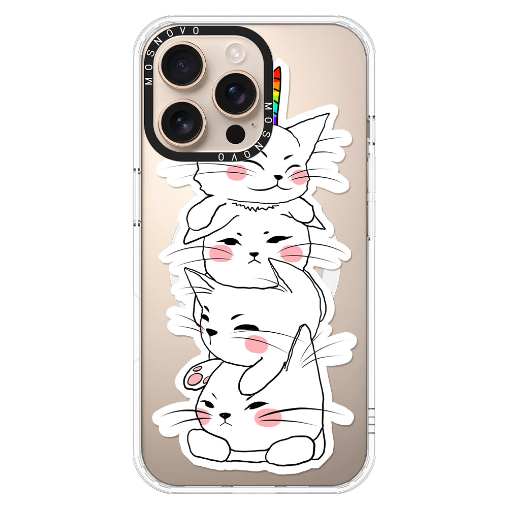 Squishcat Phone Case - iPhone 16 Pro Max Case - MOSNOVO