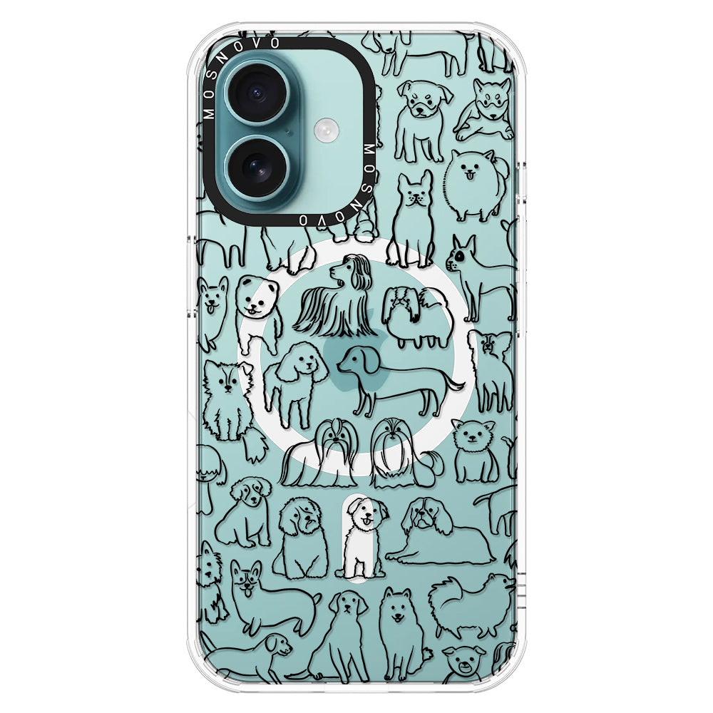 Dogs Phone Case - iPhone 16 Case - MOSNOVO