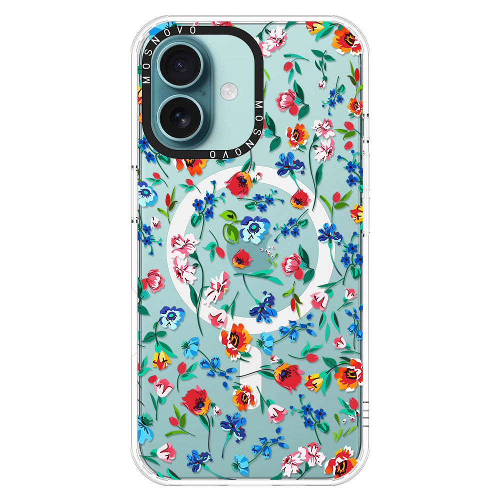 Little Wild Flower Phone Case - iPhone 16 Case - MOSNOVO