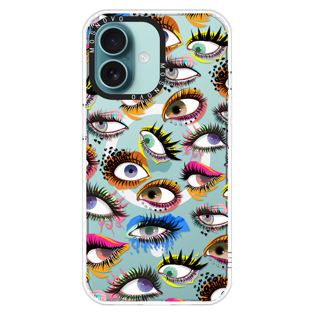 Eyes Phone Case - iPhone 16 Plus Case - MOSNOVO