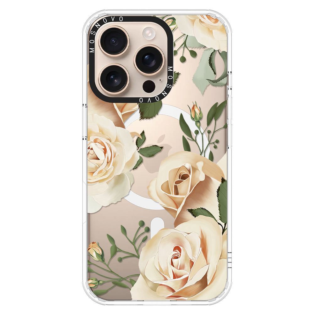 Champagne Roses Phone Case - iPhone 16 Pro Case - MOSNOVO