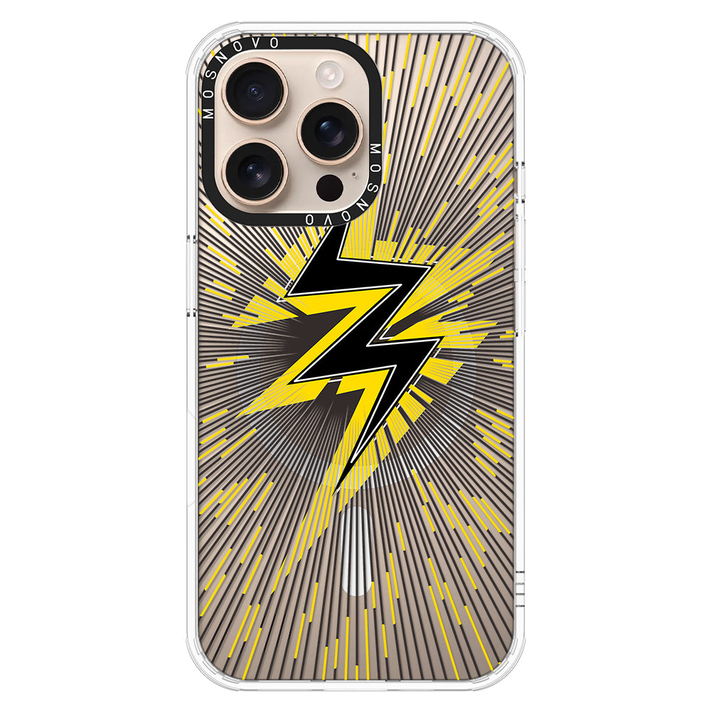 Lightning Bolt Phone Case - iPhone 16 Pro Max Case - MOSNOVO