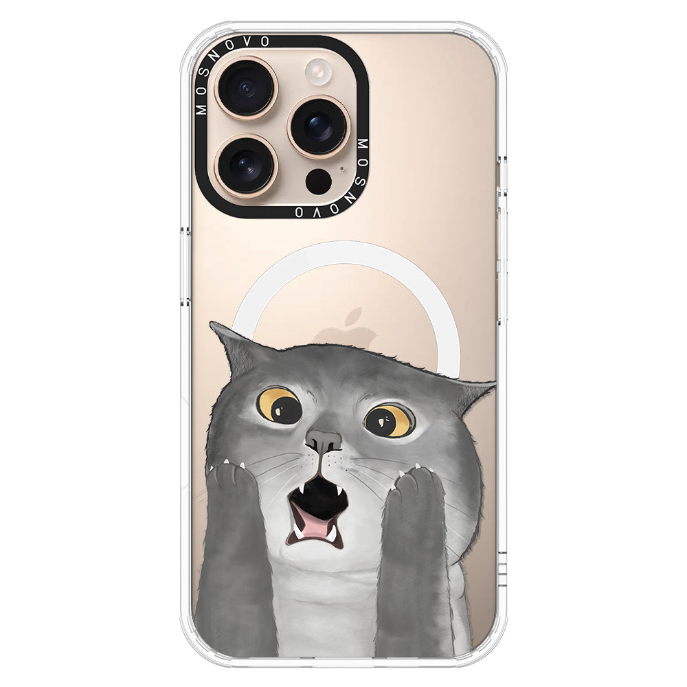 OMG Cat Phone Case - iPhone 16 Pro Max Case - MOSNOVO