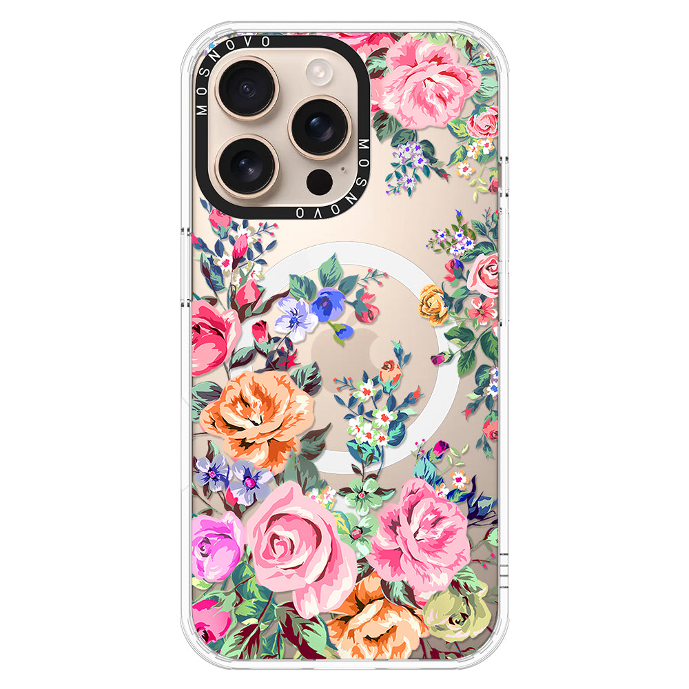 Flower Garden Phone Case - iPhone 16 Pro Max Case - MOSNOVO