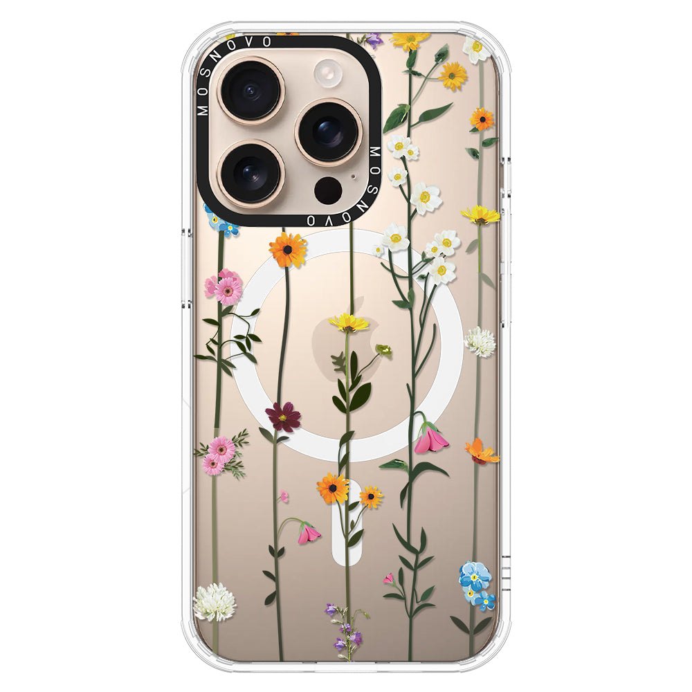 Wildflowers Phone Case - iPhone 16 Pro Case - MOSNOVO