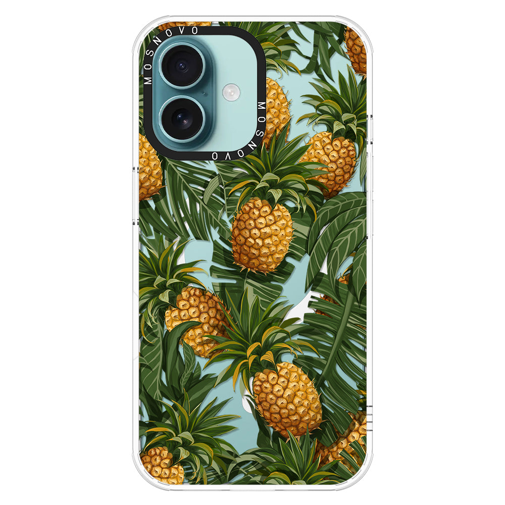 Pineapple Botany Phone Case - iPhone 16 Case - MOSNOVO