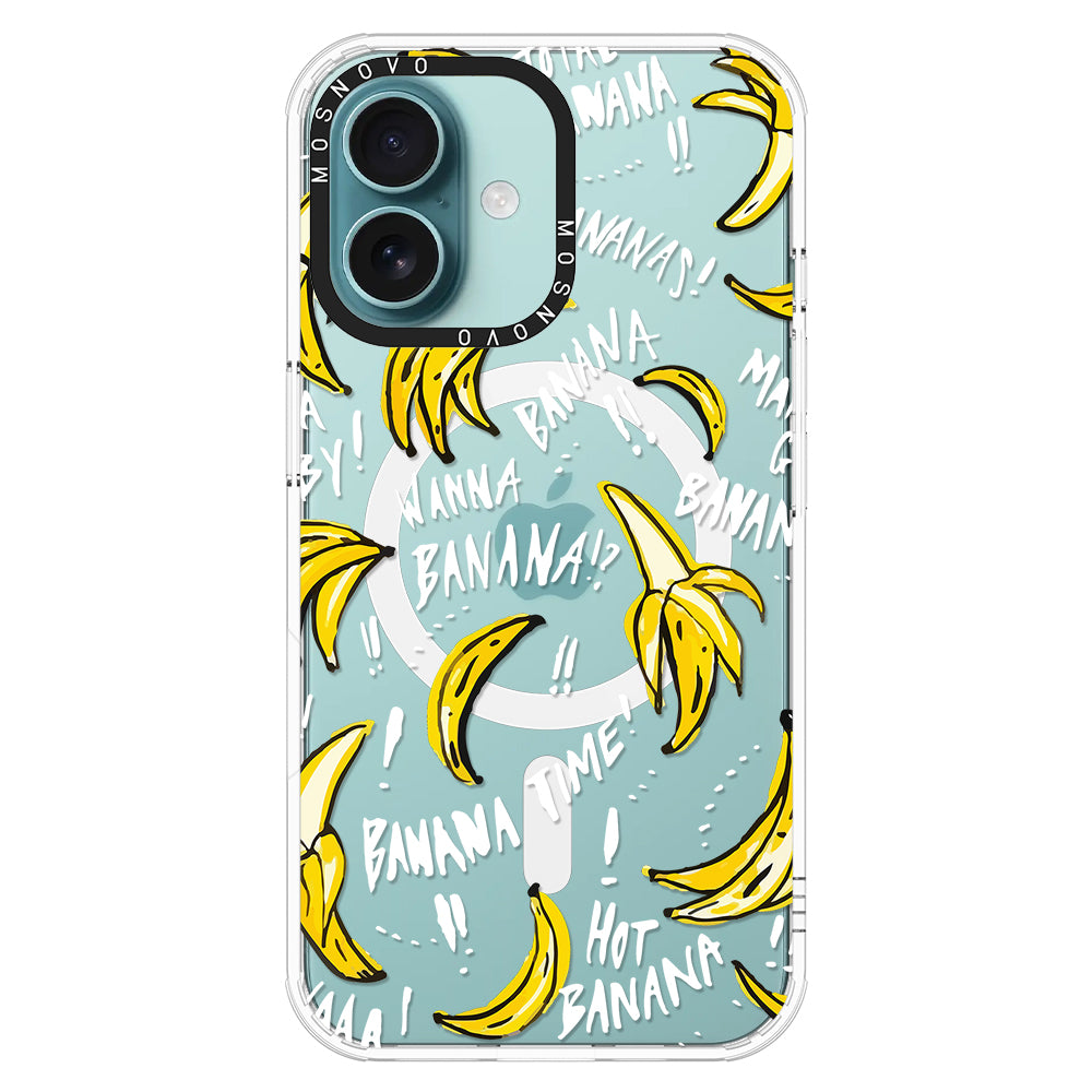 Banana Banana Phone Case - iPhone 16 Plus Case - MOSNOVO