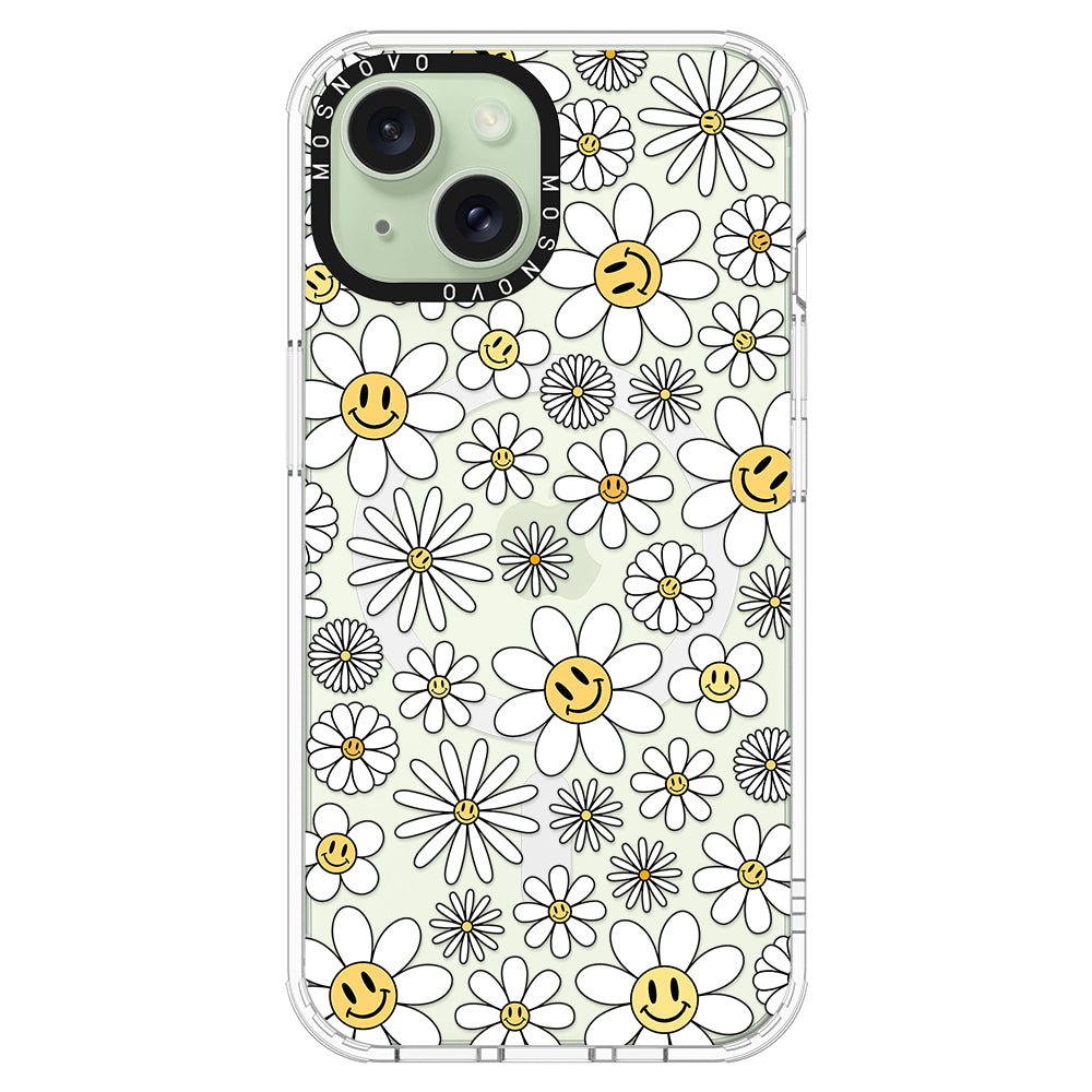 Happy Daisy Blooms Phone Case - iPhone 15 Case