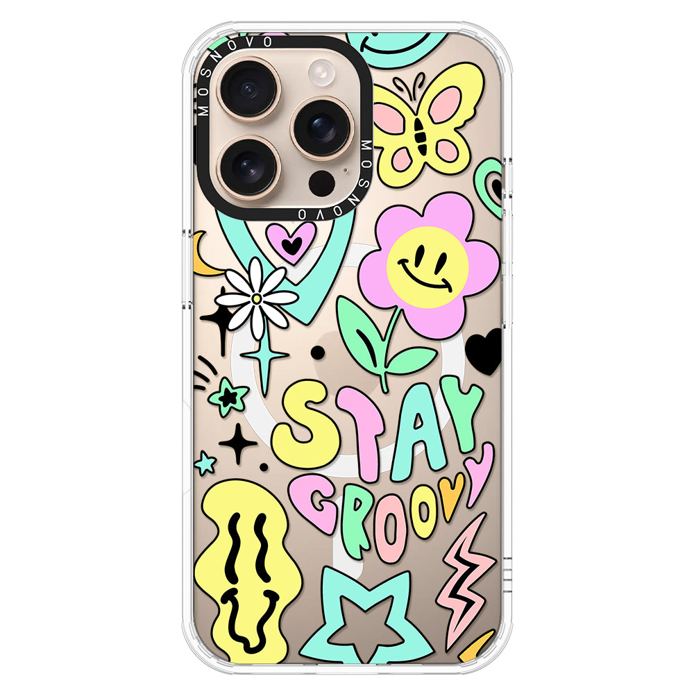 Stay Groovy Phone Case - iPhone 16 Pro Max Case