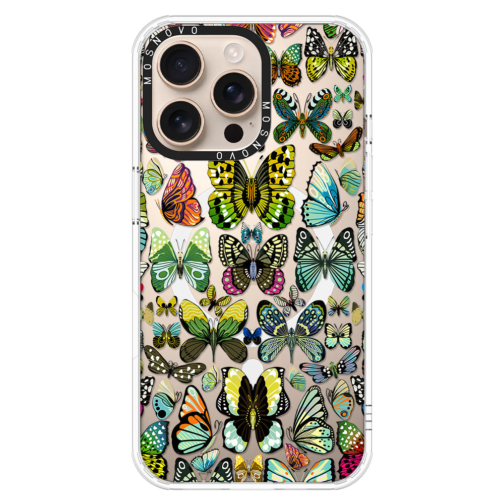 Butterflies Phone Case - iPhone 16 Pro Max Case - MOSNOVO