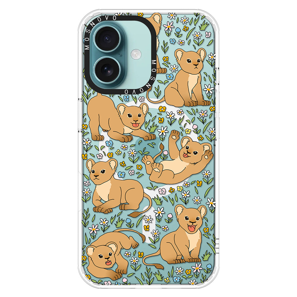 Cute Lion Phone Case - iPhone 16 Plus Case - MOSNOVO