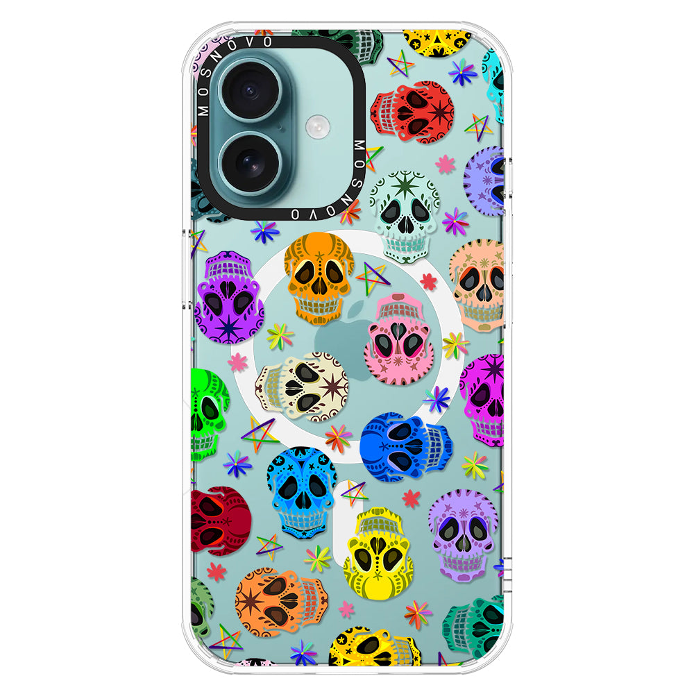 Skull Phone Case - iPhone 16 Plus Case - MOSNOVO