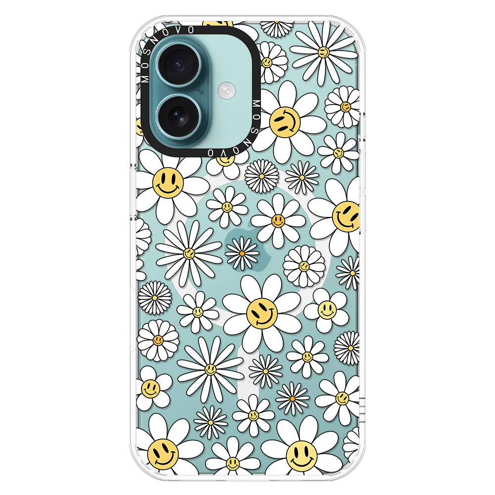 Happy Daisy Blooms Phone Case - iPhone 16 Plus Case