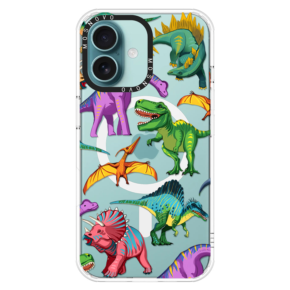 Dinosaur World Phone Case - iPhone 16 Plus Case - MOSNOVO