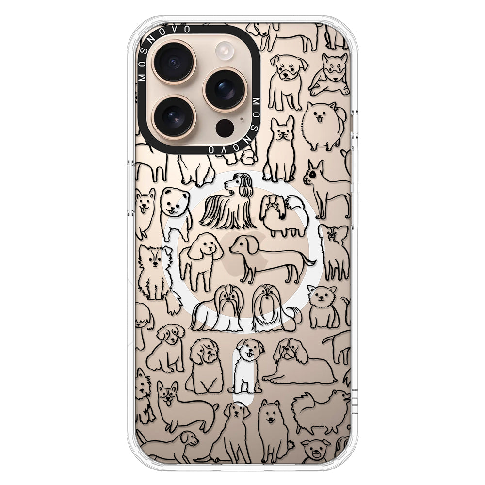 Dogs Phone Case - iPhone 16 Pro Max Case - MOSNOVO