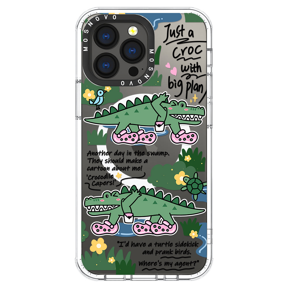 Croc with Big Plan Phone Case - iPhone 13 Pro Case