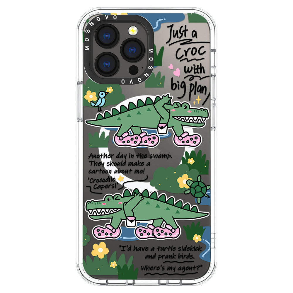 Croc with Big Plan Phone Case - iPhone 13 Pro Max Case