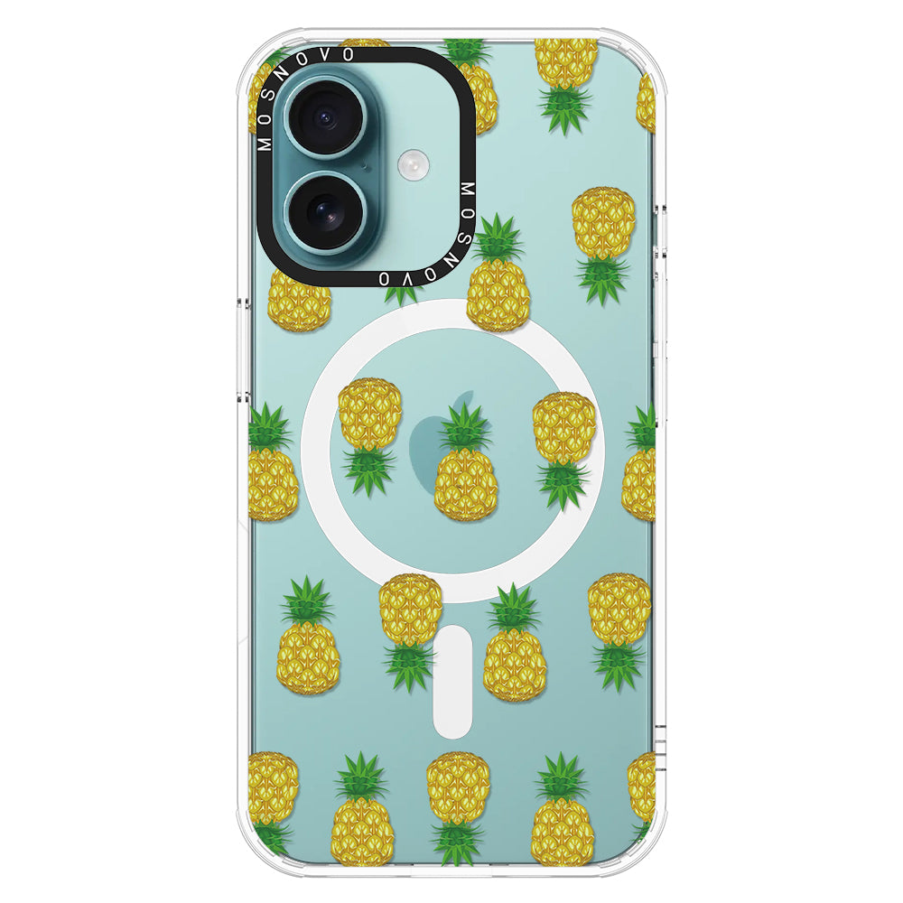 Cute Pineapples Phone Case - iPhone 16 Plus Case - MOSNOVO