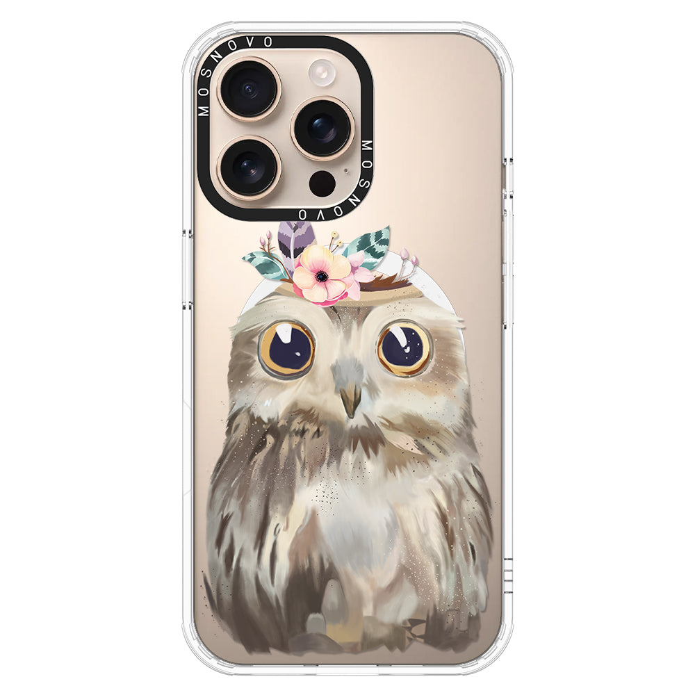 Cute Owl Phone Case - iPhone 16 Pro Max Case - MOSNOVO