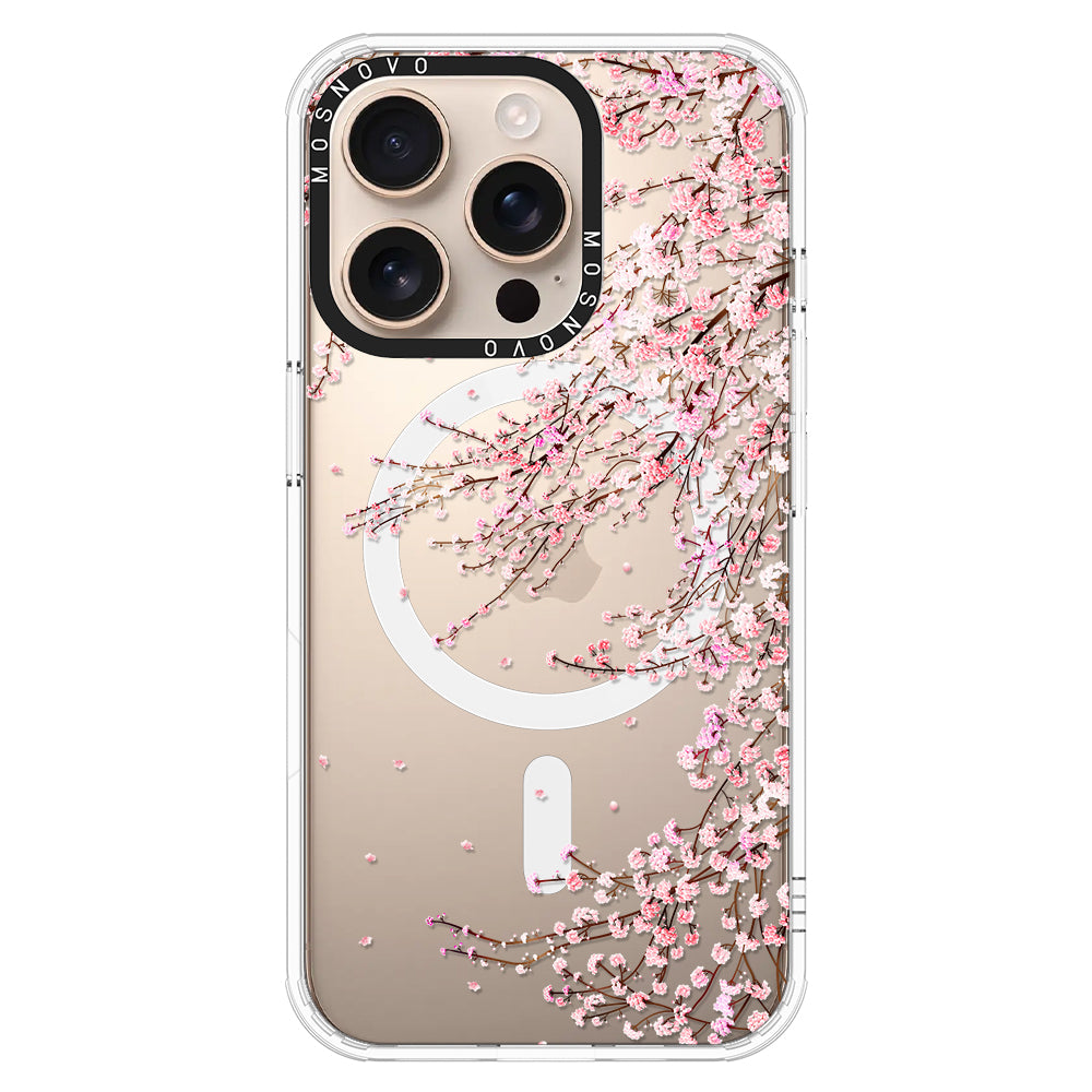 Cherry Blossom Phone Case - iPhone 16 Pro Case - MOSNOVO