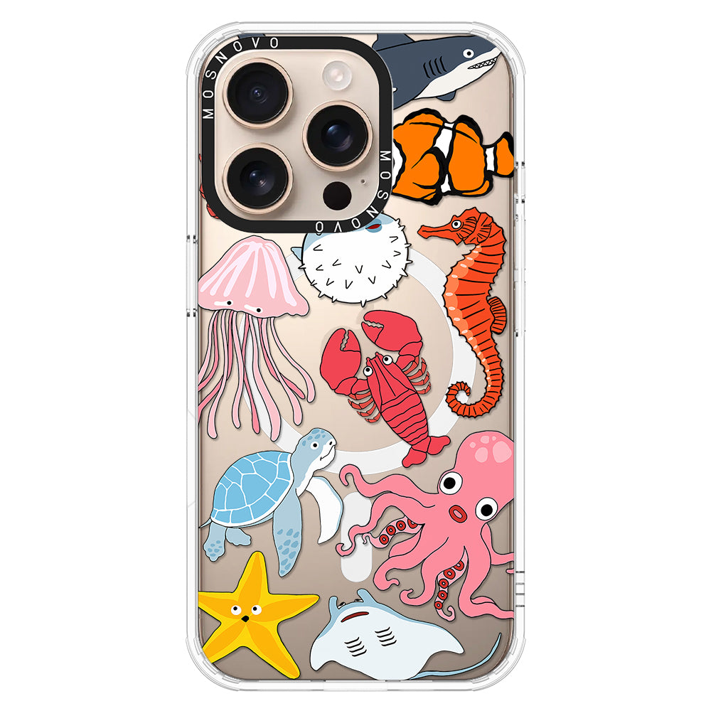 Sea World Phone Case - iPhone 16 Pro Case - MOSNOVO