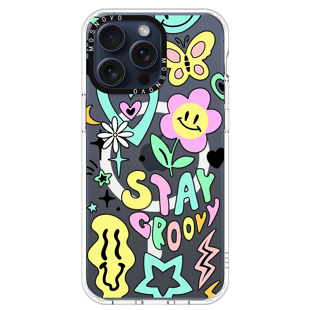 Stay Groovy Phone Case - iPhone 15 Pro Max Case