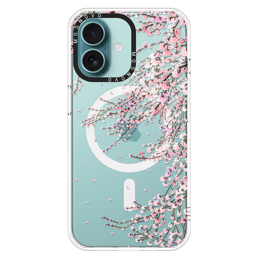 Cherry Blossom Phone Case - iPhone 16 Plus Case - MOSNOVO