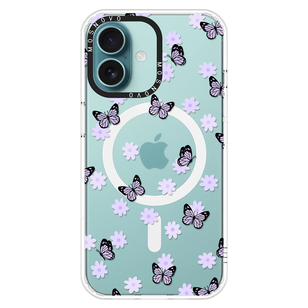 Lilac Butterfly Phone Case - iPhone 16 Case