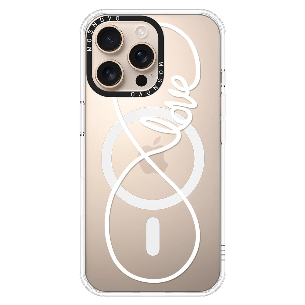 Infinity Love Phone Case - iPhone 16 Pro Max Case - MOSNOVO