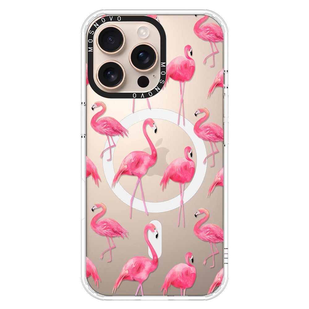 Flamingo Phone Case - iPhone 16 Pro Max Case - MOSNOVO